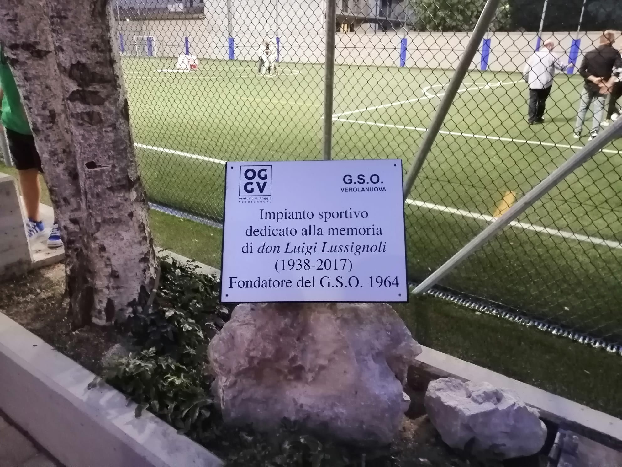 Dedicato A Don Luigi il campo sportivo di Verolanuova